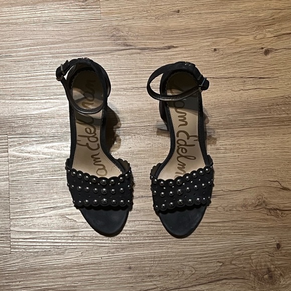 Sam Edelman navy suede sandals - Picture 5 of 7